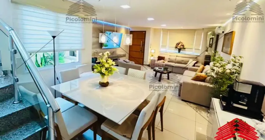 Sobrado lindo à Venda Tatuapé - 3 Quartos, 3 Suítes, sacada, jardim de inverno, 5 Banheiros, 5 Vagas, 375m², quintal com churrasqueira próximo metrô