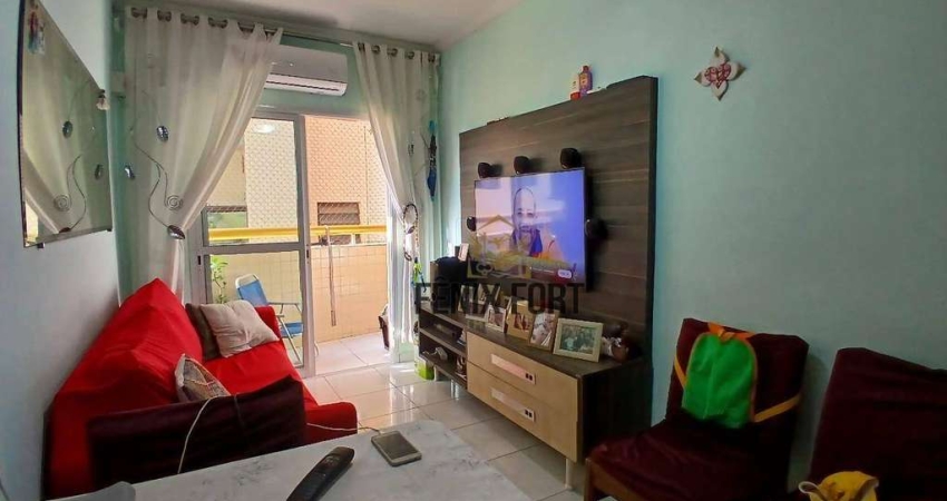 Apartamento com 1 dormitório à venda, 44 m² por R$ 320.000,00 - Vila Guilhermina - Praia Grande/SP