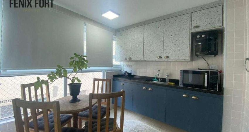 Apartamento com 2 dormitórios à venda, 84 m² por R$ 850.000,00 - Canto do Forte - Praia Grande/SP