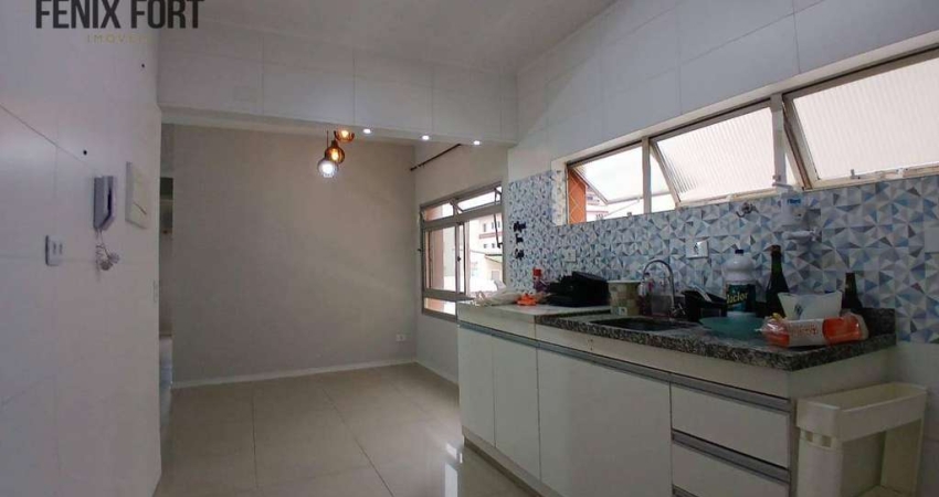 Apartamento com 2 dormitórios para alugar, 80 m² por R$ 2.600,00/mês - Boqueirão - Praia Grande/SP
