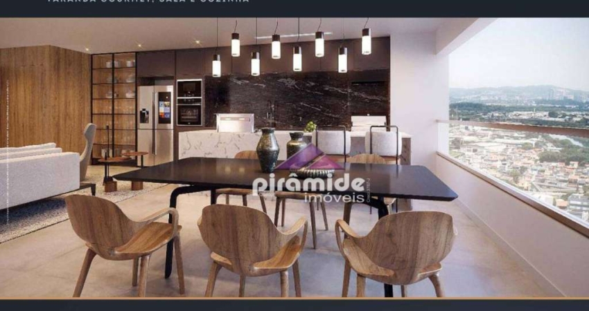 Apartamento com 2 dormitórios à venda, 67 m² por R$ 1.020.000,00 - Parque Residencial Aquarius - São José dos Campos/SP