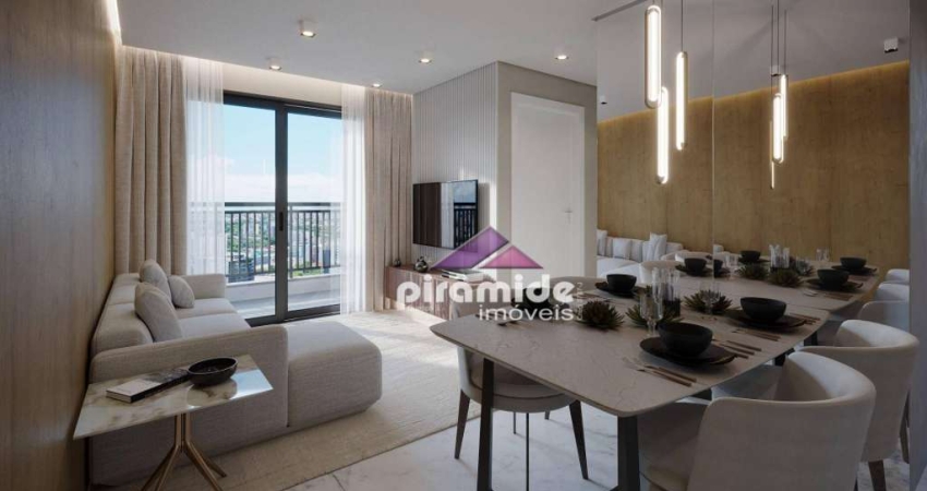 Apartamento com 2 dormitórios à venda, 57 m² por R$ 437.761,00 - Monte Castelo - São José dos Campos/SP