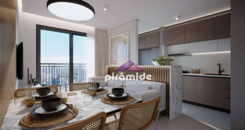 Apartamento com 2 dormitórios à venda, 55 m² por R$ 414.786,00 - Monte Castelo - São José dos Campos/SP