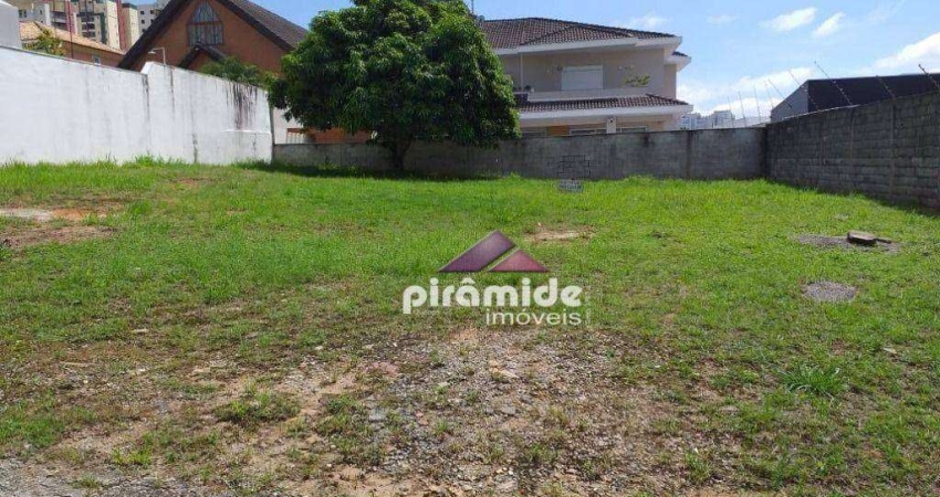 Terreno à venda, 606 m² por R$ 1.800.000,00 - Jardim Aquarius - São José dos Campos/SP