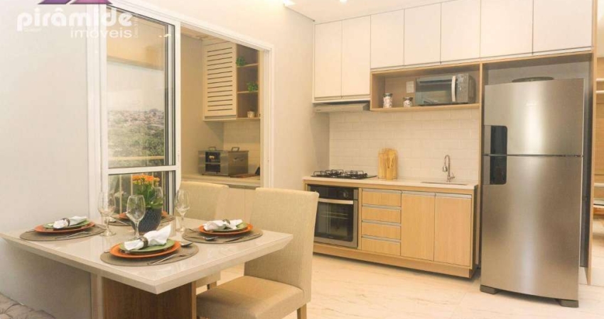 Apartamento com 2 dormitórios à venda, 58 m² por R$ 416.414,00 - Jardim Ismênia - São José dos Campos/SP