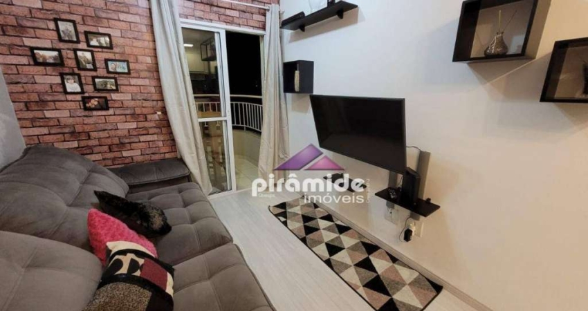 Apartamento com 2 dormitórios para alugar, 64 m² por R$ 2.333,90/mês - Jardim Califórnia - Jacareí/SP