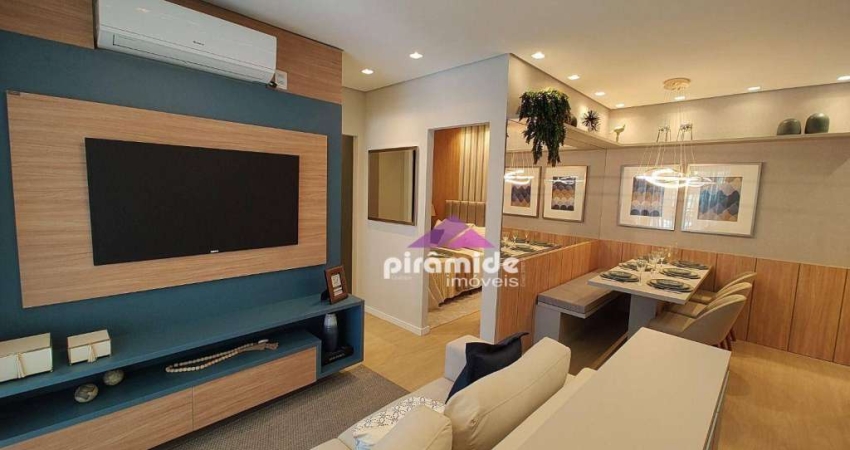 Apartamento com 2 dormitórios à venda, 46 m² por R$ 289.999,00 - Eugênio de Melo - São José dos Campos/SP