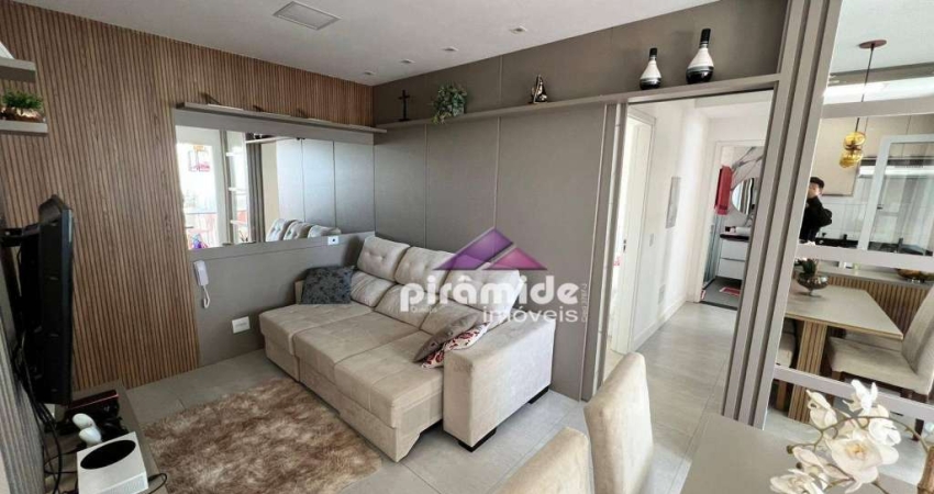 Apartamento com 3 dormitórios para alugar, 70 m² por R$ 4.008,37/mês - Vila Industrial - São José dos Campos/SP