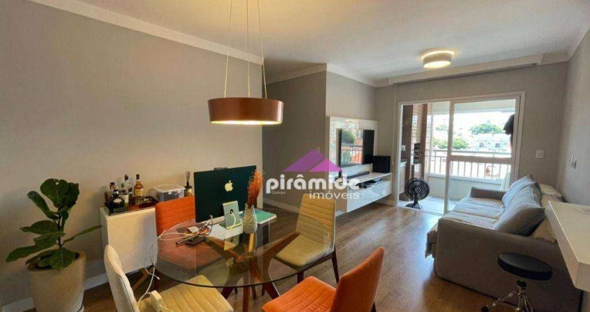 Apartamento com 2 dormitórios à venda, 65 m² por R$ 560.000,00 - Parque Industrial - São José dos Campos/SP