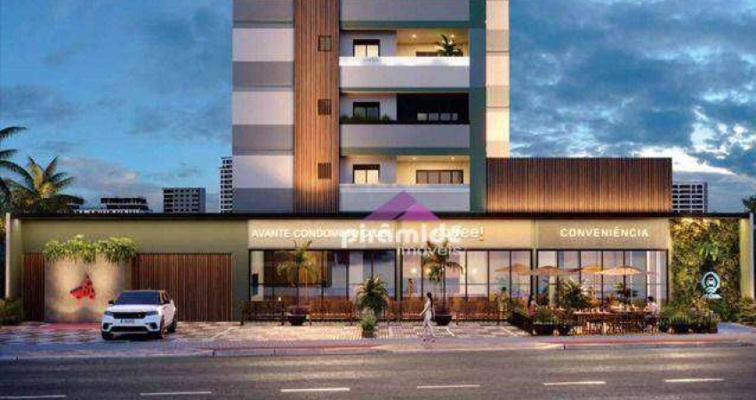 Apartamento com 2 dormitórios à venda, 50 m² por R$ 391.488,00 - Bairro da Floresta - São José dos Campos/SP