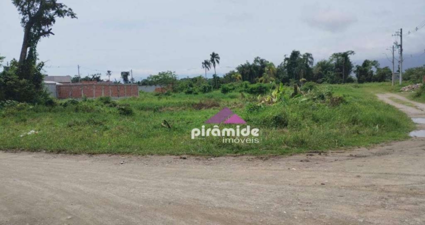 Terreno à venda, 342 m² por R$ 110.000,00 - Morro do Algodão - Caraguatatuba/SP