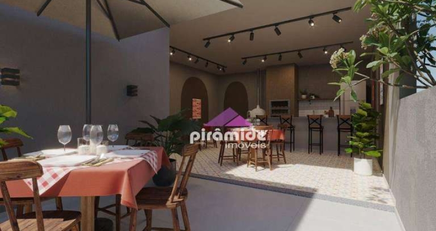 Apartamento com 2 dormitórios à venda, 52 m² por R$ 342.000,00 - Parque Residencial Flamboyant - São José dos Campos/SP