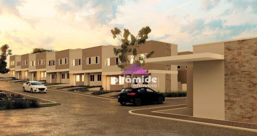 Casa com 2 dormitórios à venda, 62 m² por R$ 318.022,00 - Eugênio de Mello - São José dos Campos/SP