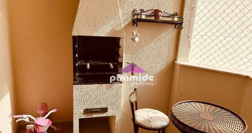 Apartamento com 3 dormitórios à venda, 74 m² por R$ 650.000,00 - Urbanova - São José dos Campos/SP