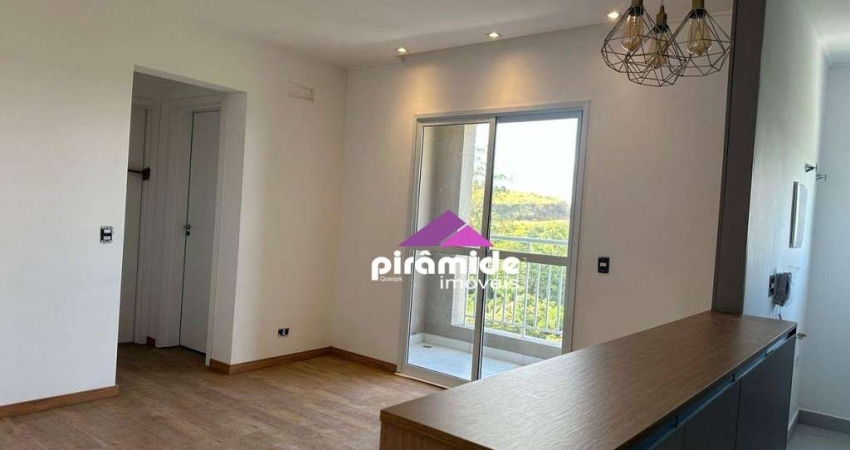 Apartamento com 2 dormitórios para alugar, 61 m² por R$ 3.100,00/mês - Pagador de Andrade - Jacareí/SP