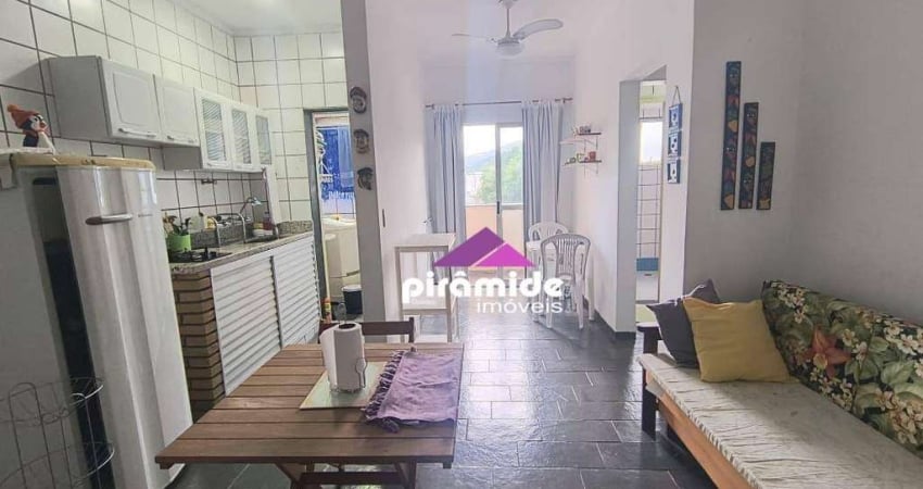 Apartamento com 1 dormitório à venda, 55 m² por R$ 268.000,00 - Praia da Maranduba - Ubatuba/SP