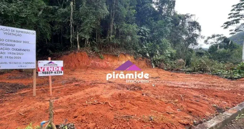 Terreno à venda, 538 m² por R$ 220.000,00 - Verde Mar - Caraguatatuba/SP