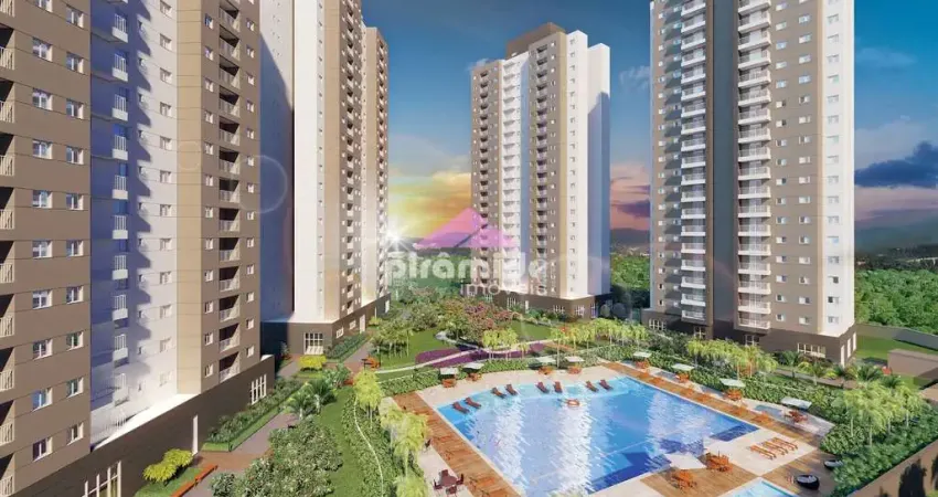 Apartamento com 2 dormitórios à venda, 61 m² por R$ 395.000,00 - Pagador de Andrade - Jacareí/SP