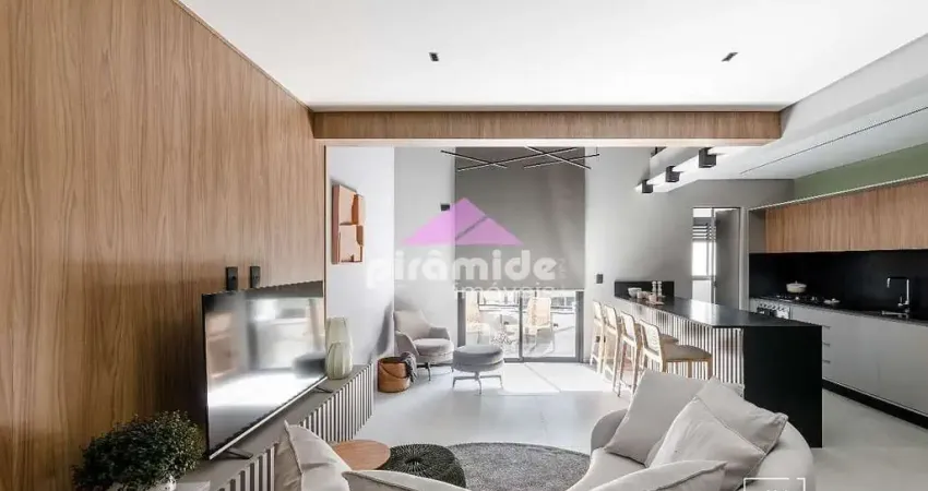 Apartamento com 1 dormitório à venda, 78 m² por R$ 1.300.000,00 - Jardim Aquarius - São José dos Ca