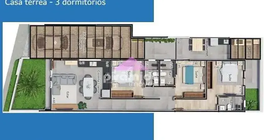 Casa em condomínio fechado com 3 quartos à venda no Pontal de Santa Marina, Caraguatatuba 