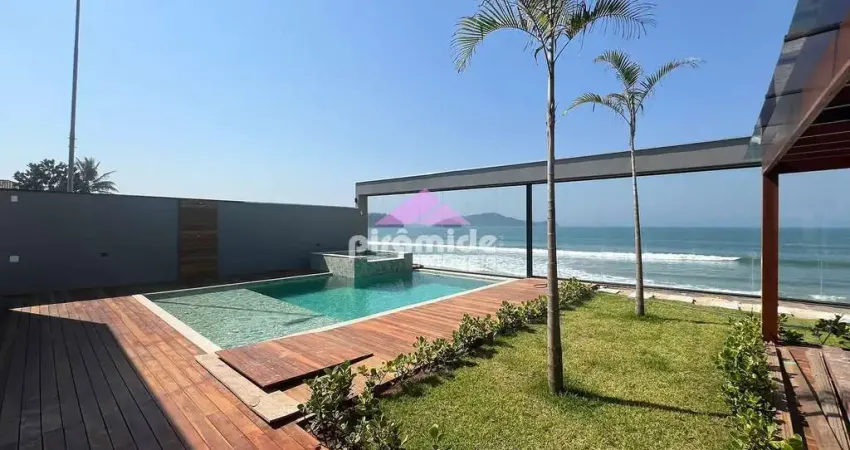 Casa com 3 dormitórios à venda Pé na Areia por R$ 4.200.000 - Massaguaçu - Caraguatatuba/SP