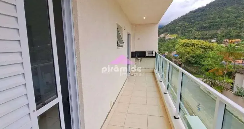 Apartamento com 2 dormitórios para alugar, 84 m² por R$ 3.100,02/mês - Cidade Jardim - Caraguatatub