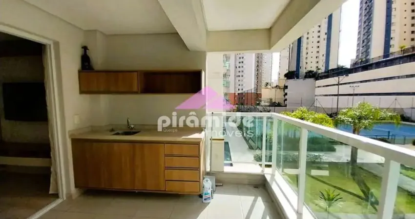 Apartamento com 2 dormitórios para alugar, 77 m² por R$ 5.804,00/mês - Vila Ema - São José dos Camp