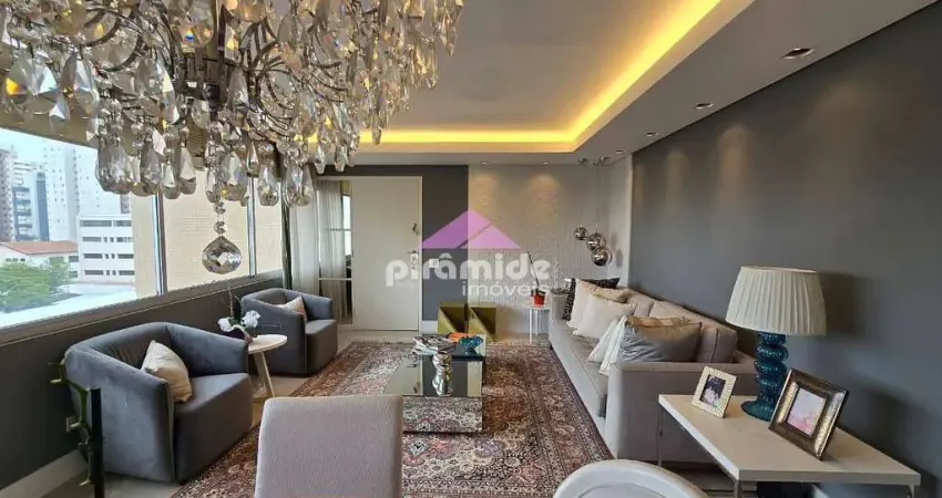 Apartamento à venda, vila adyana 120 m² por 840.000 são josé dos campos, sp