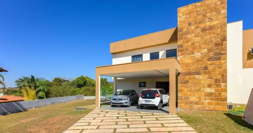 Quintas interlagos - sobrado com 4 suítes e terreno amplo (estuda troca)