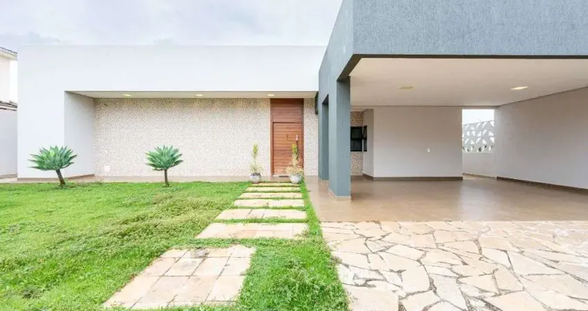 Guara park casa térrea c/ espaço gourmet - cond. fechado - lote 800m2