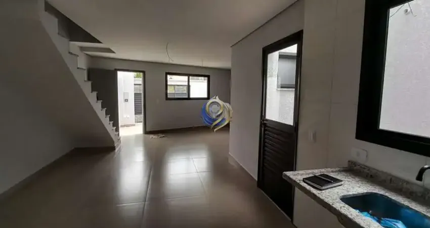 Sobrado geminado 93m2 área construída em vila junqueira, santo andré/sp- novo.