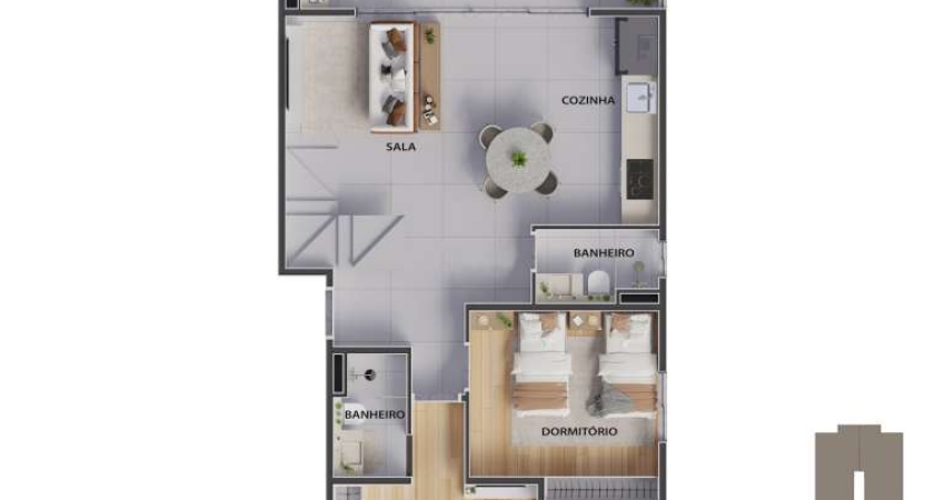 Cobertura Duplex - 142,08m² - Massaguaçu - Caraguatatuba-SP