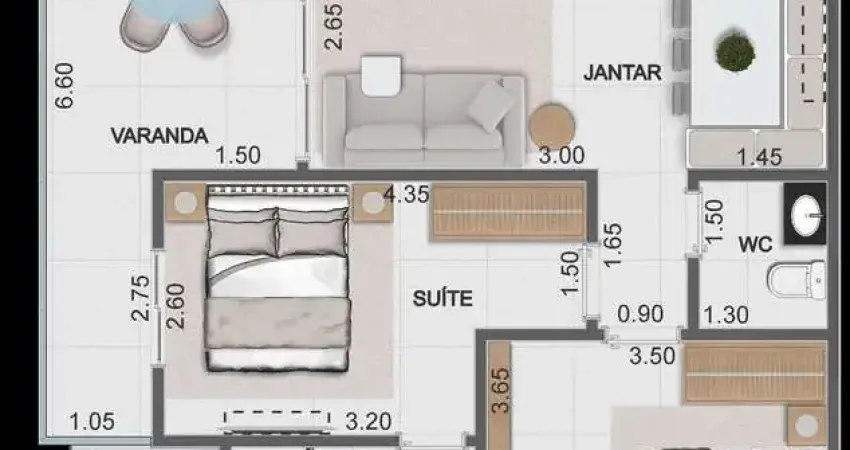 Apartamento com 2 quartos à venda no Jardim Arua, Caraguatatuba