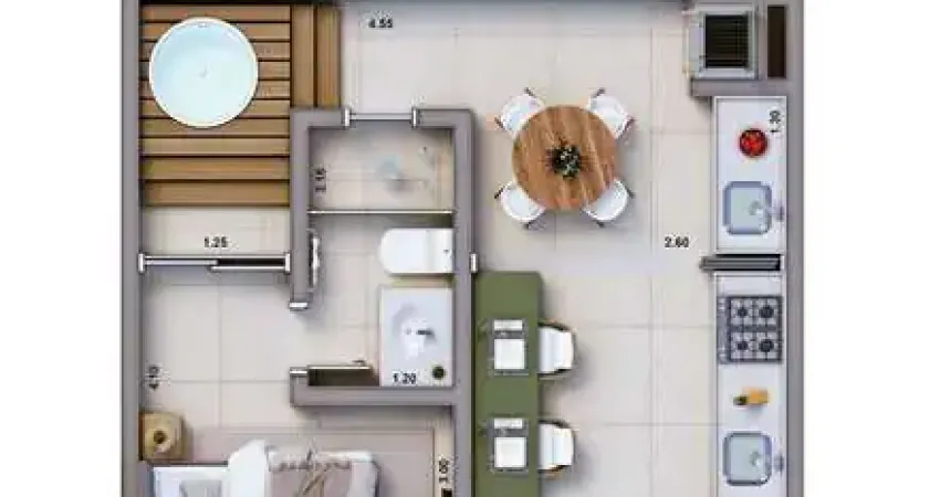 Apartamento com 1 quarto à venda em Itaguá, Ubatuba 