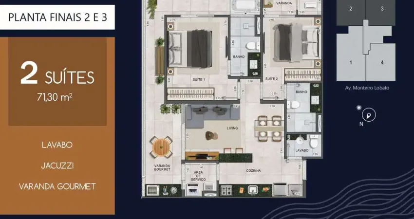 Apartamento com 2 quartos à venda em Itaguá, Ubatuba 