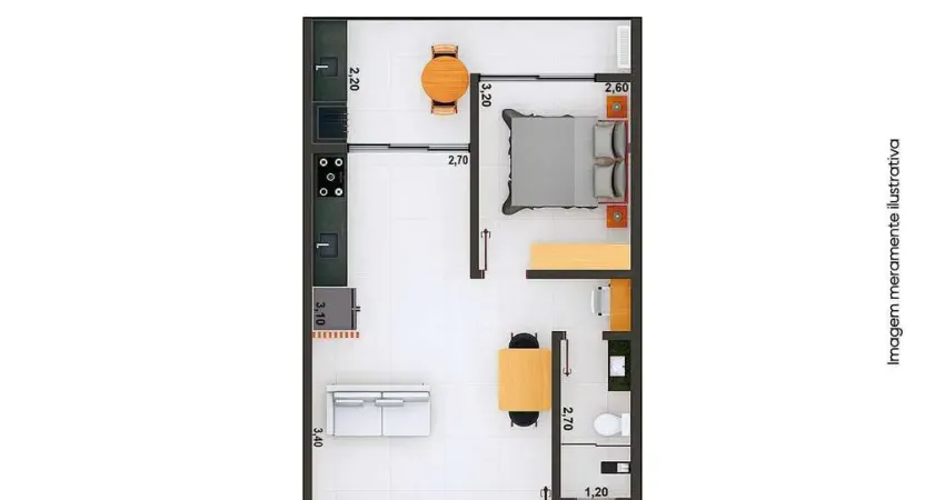 Apartamento com 1 quarto à venda no Centro, Ubatuba 