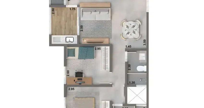 Apartamento com 2 quartos à venda na Praia Grande, Ubatuba 