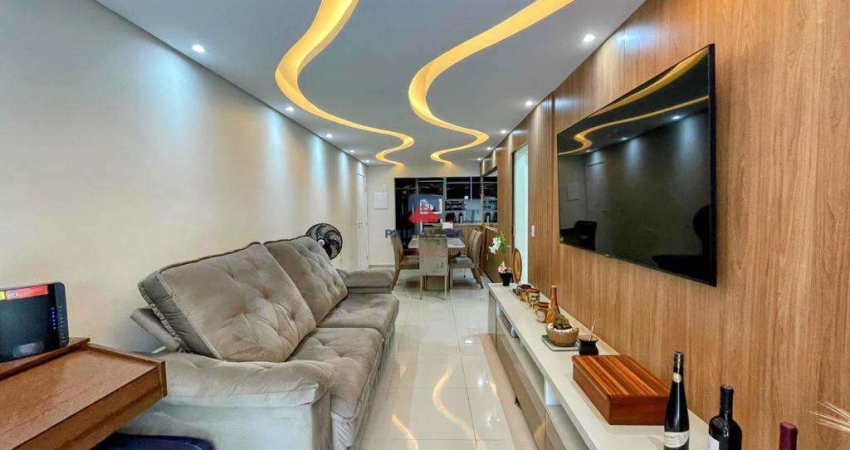 Apartamento com 2 dorms, Caiçara, Praia Grande, Cod: 70834518