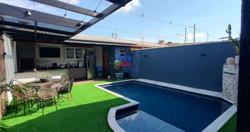 Mobiliado|Espaço Gourmet c/ Piscina|248 m² |3 Dormitórios