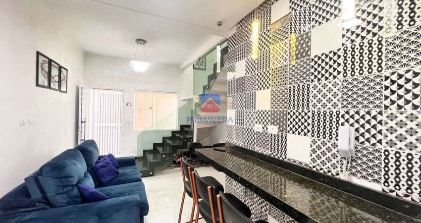 Casa de Condomínio com 2 quartos, Caiçara, Praia Grande - R$ 385 mil, Cod: 70837330