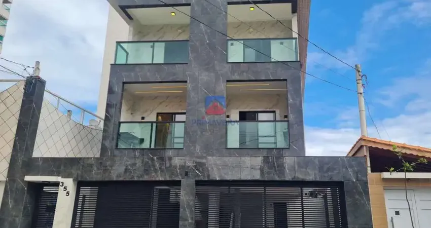 Casa de Condomínio com 2 quartos, Aviação, Praia Grande - R$ 385 mil, Cod: 70837427