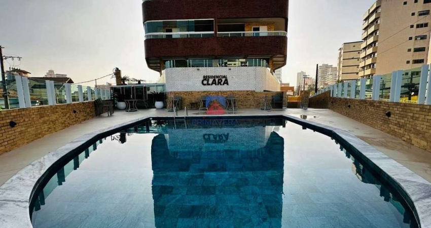 Apartamento com 1 quarto, Caiçara, Praia Grande - R$ 340 mil, Cod: 70837498
