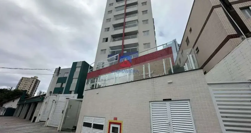 Apartamento com vista mar, 2 dormitórios sendo 1 suite- caiçara