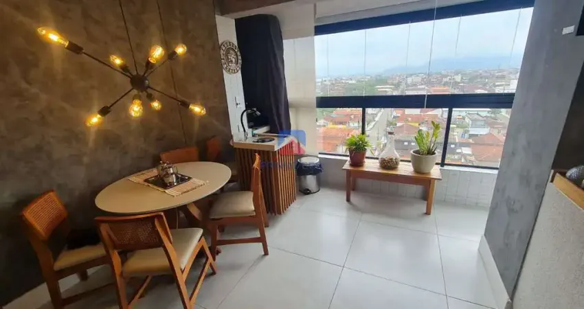 Apartamento com 2 quartos, balneário maracanã, praia grande - r$ 891 mil, cod: 70838065