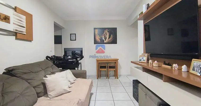 Mobiliado|150 metros da praia|01 dormitório|caiçara|r$ 300.000