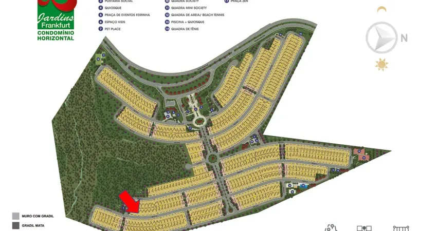 Casa de condomínio com 3 quartos à venda, 110m² - jardins frankfurt