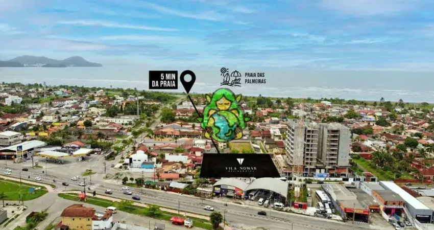 Apartamento à venda, com três dormitórios, Praia das Palmeiras, Caraguatatuba, SP.