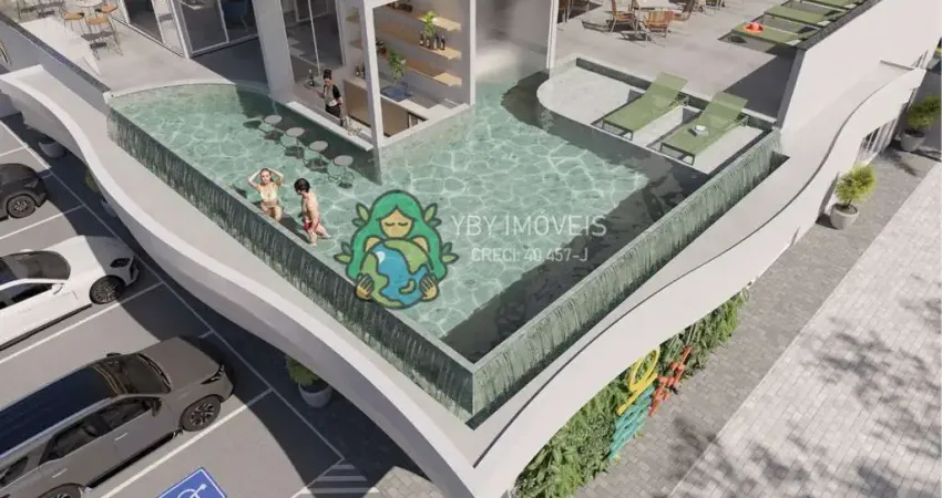 Condomínio frente mar na praia do aruan todos apartamentos com vista para o mar.