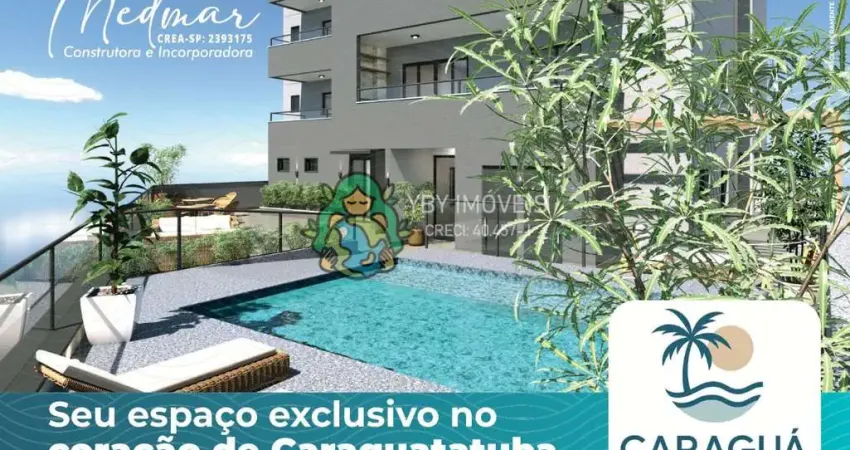 Apartamentos de 2 dormitórios com varanda gourmet no centro de caraguatatuba