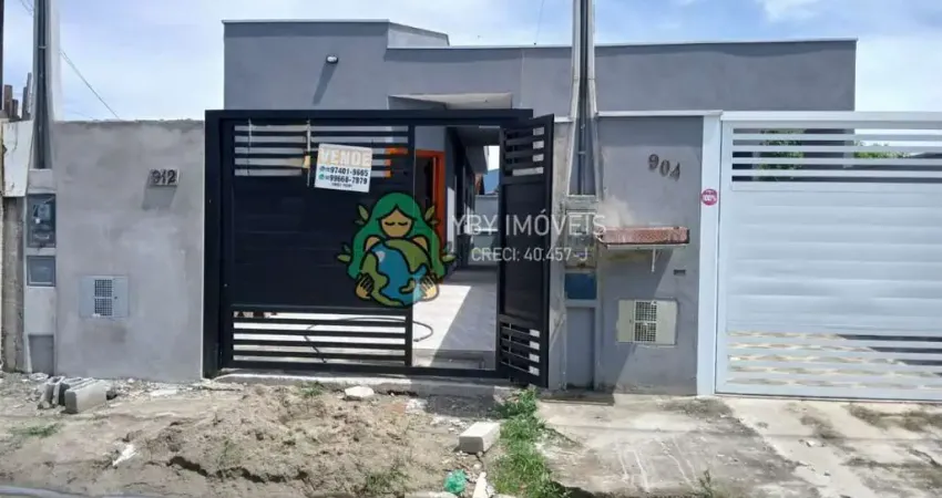 Casa nova com suíte à venda no golfinhos excelente localização e aceita financiamento